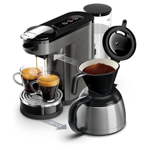 필립스 Philips SENSEO Switch Kaffeemaschine Titan