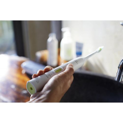 필립스 [아마존핫딜][아마존 핫딜] Philips Sonicare HealthyWhite+ Rechargeable Electric Toothbrush, White HX8911/02