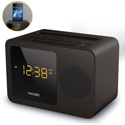 필립스 [아마존베스트]PHILIPS Clock Radio AJT5300 Bluetooth Universal Charging Dual Alarm Fm, Digital Tuning and Speaker...