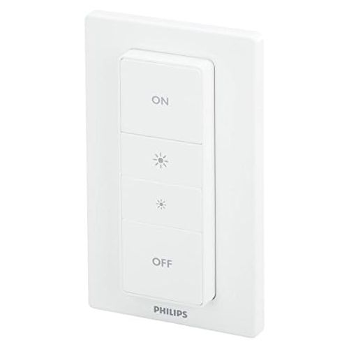 필립스 [아마존베스트]Philips Hue Smart Dimmer Switch with Remote (Requires Hue Hub, Installation-Free, Smart Home, Exclusively for Philips Hue Smart Bulbs)