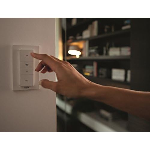 필립스 [아마존베스트]Philips Hue Smart Dimmer Switch with Remote (Requires Hue Hub, Installation-Free, Smart Home, Exclusively for Philips Hue Smart Bulbs)