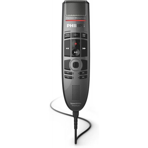 필립스 [아마존베스트]PHILIPS Philips SMP3700 SpeechMike Premium Touch Precision USB Microphone - Push Button Operation