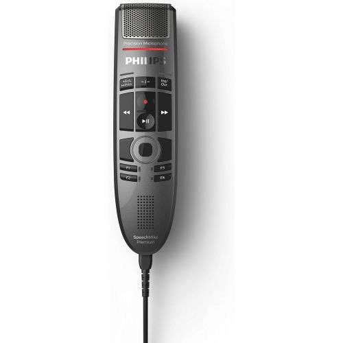 필립스 [아마존베스트]PHILIPS Philips SMP3700 SpeechMike Premium Touch Precision USB Microphone - Push Button Operation