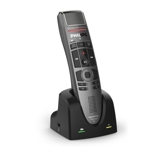 필립스 [아마존베스트]Philps Philips SMP4000 SpeechMike Air Wireless Dictation Microphone with Push Button Design