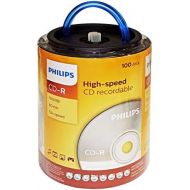 [아마존베스트]Philips 100 Pack 52X CDR Spindle with Handle