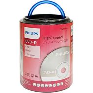 [아마존베스트]Philips 16X DVD-R Media 100 Pack in Spindle with Handle (DM4S6H00F/17)