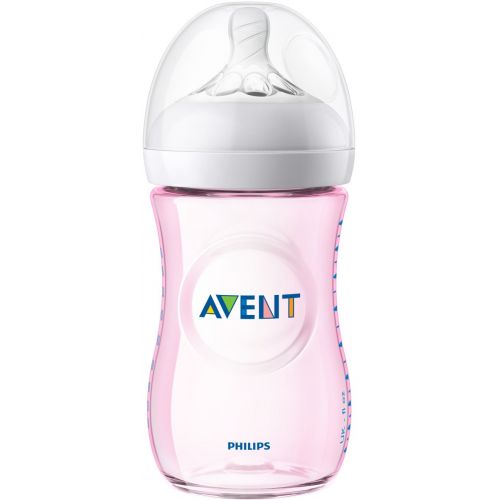 필립스 [아마존베스트]Philips AVENT Philips Avent Natural Baby Bottle Pink Gift Set, SCD206/11