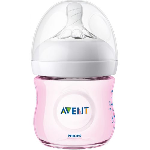 필립스 [아마존베스트]Philips AVENT Philips Avent Natural Baby Bottle Pink Gift Set, SCD206/11