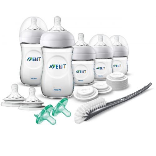 필립스 [아마존베스트]Philips AVENT Philips Avent Natural Baby Bottle Newborn Starter Gift Set, SCD206/03