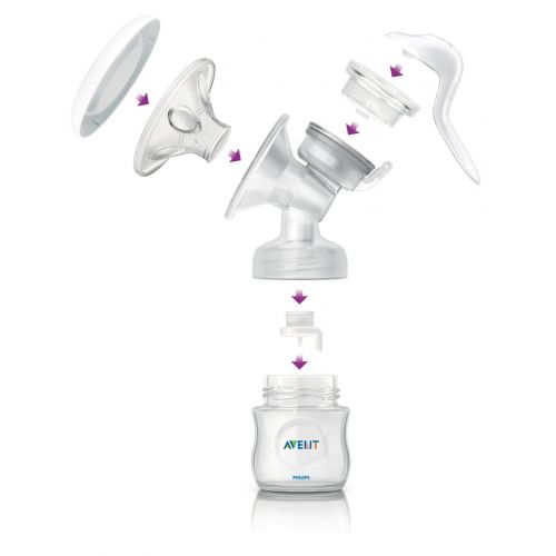 필립스 [아마존베스트]Philips AVENT Philips Avent Breast SCF330/30 Pump Manual, Clear