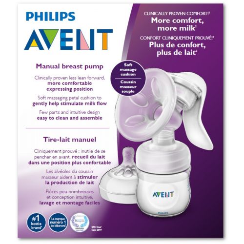 필립스 [아마존베스트]Philips AVENT Philips Avent Breast SCF330/30 Pump Manual, Clear