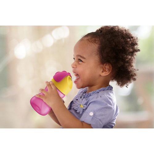 필립스 [아마존베스트]Philips AVENT Philips Avent My Bendy Straw Cup, 10oz, 2pk, Pink/Purple, SCF792/22