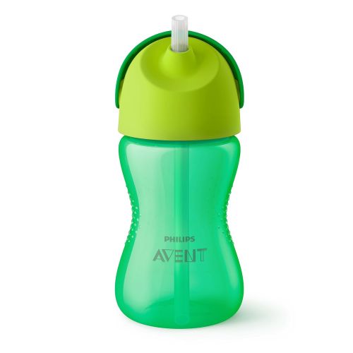 필립스 [아마존베스트]Philips AVENT Philips Avent My Bendy Straw Cup, 10oz, 2pk, Blue/Green, SCF792/21