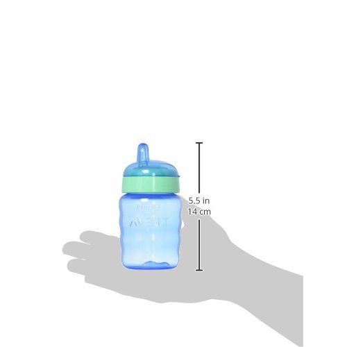 필립스 [아마존베스트]Philips AVENT Philips Avent My Easy Sippy Cup, 9 Ounce, Blue/Green, Stage 2 (Colors May Vary)