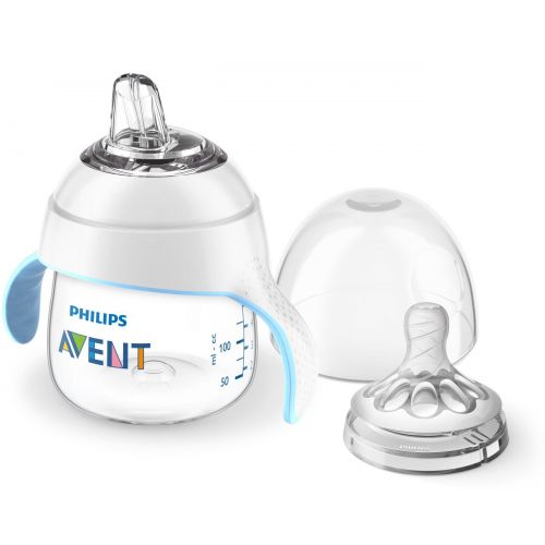 필립스 [아마존베스트]Philips AVENT Philips Avent My Natural Trainer Sippy Cup, Clear, 5oz, 1pk, SCF262/03