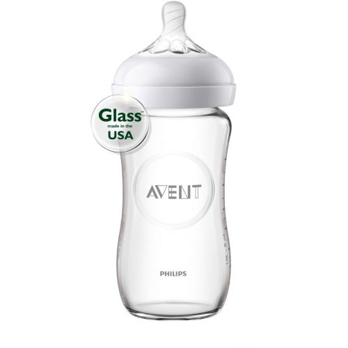 필립스 [아마존베스트]Philips AVENT Philips Avent Natural Glass Bottle Baby Gift Set, SCD201/01