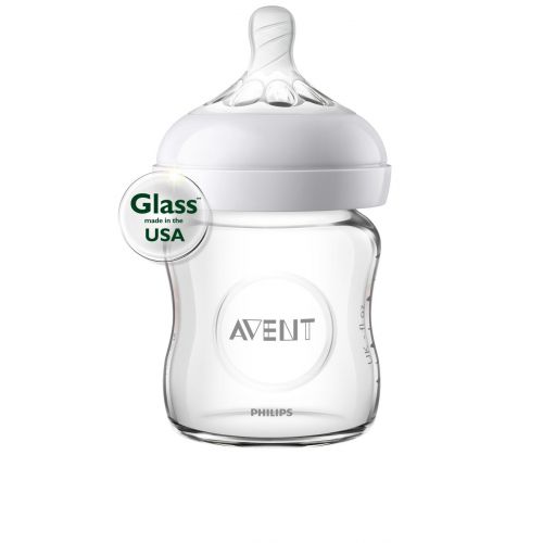 필립스 [아마존베스트]Philips AVENT Philips Avent Natural Glass Bottle Baby Gift Set, SCD201/01