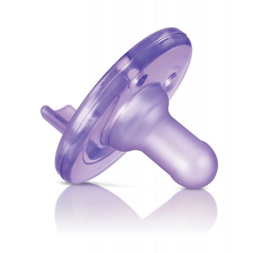 필립스 [아마존베스트]Philips AVENT Philips Avent Soothie Pacifier, Pink/Purple, 0-3 Months, 2 Count