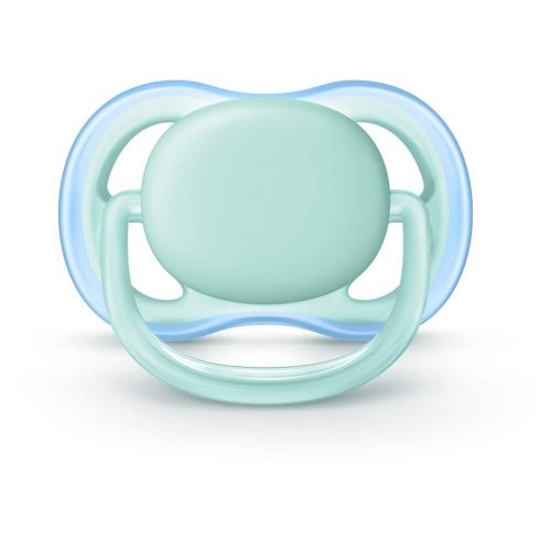 필립스 [아마존베스트]Philips AVENT Philips Avent Ultra Air Pacifier, 0-6 months, blue/green, 2 pack, SCF244/20