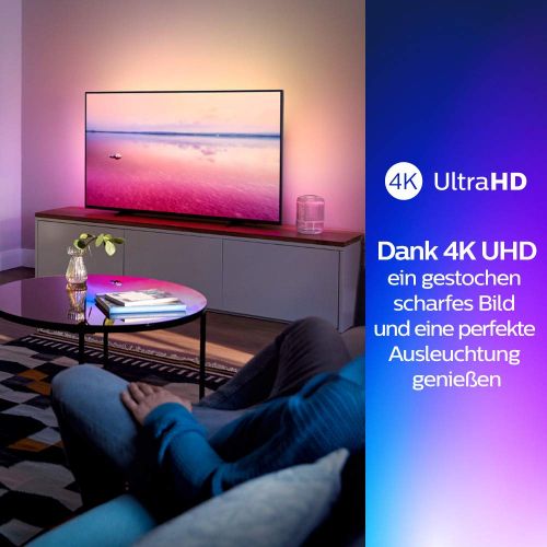필립스 [아마존 핫딜]  [아마존핫딜]Philips Ambilight 55PUS6704/12 Fernseher 139 cm (55 Zoll) LED Smart TV (4K UHD, HDR 10+, Dolby Vision, Dolby Atmos, Smart TV) Schwarz