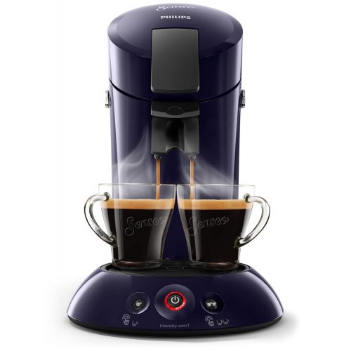 필립스 [아마존 핫딜]  [아마존핫딜]Philips Senseo HD6554/40 Kaffeepadmaschine (Crema Plus, Kaffeestarkewahl) dunkelblau