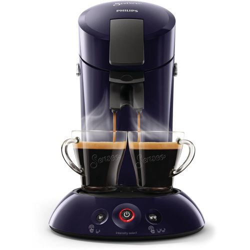 필립스 [아마존 핫딜]  [아마존핫딜]Philips Senseo HD6554/40 Kaffeepadmaschine (Crema Plus, Kaffeestarkewahl) dunkelblau