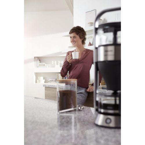 필립스 [아마존 핫딜]  [아마존핫딜]PHILIPS HD5413/00 Cafe Gourmet Filter-Kaffeemaschine, Direkt-Bruehprinzip, Edelstahl