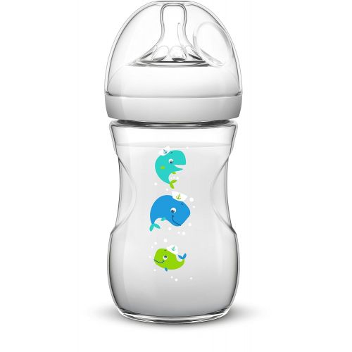 필립스 [아마존 핫딜]  [아마존핫딜]Philips Avent SCF627/25 Naturnah-Flasche, Wal, 1er Pack (1 x 260 ml)