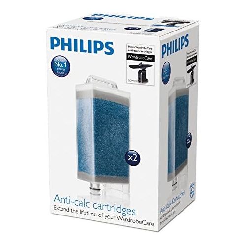 필립스 PHILIPS Philips GC019/00 Anti-Kalk-Kartusche fuer alle Wardrobecare-Modelle, Doppelpack