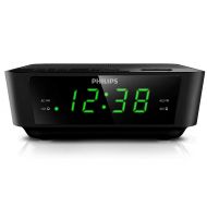 PHILIPS Digital Alarm Clock Radio for Bedroom FM Radio, LED Display, Easy Snooze, Sleep Timer, Battery Back up (Batteries Sold Seperately): Home Audio & Theater