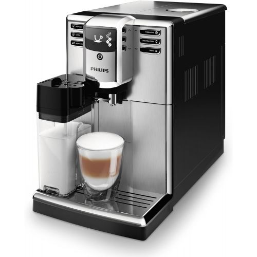 필립스 Philips 5000 Serie EP5365/10 Kaffeevollautomat (integrierte Milchkaraffe) Edelstahl Front
