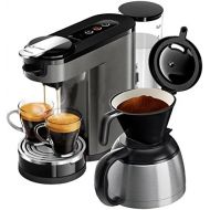 Philips Senseo HD6596/50 Switch Premium 2-in-1 Kaffeemaschine (Chrome, Metall)