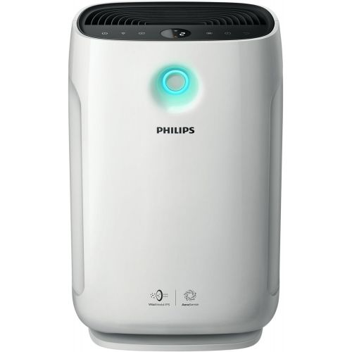 필립스 Philips AC2889/10 Luftreiniger Connected (fuer Allergiker und Raucher, 79m², CADR 333m³/h, AeraSense Sensor) weiss & Aktivkohlefilter (fuer Philips Luftreiniger AC2889, AC2887, AC2882