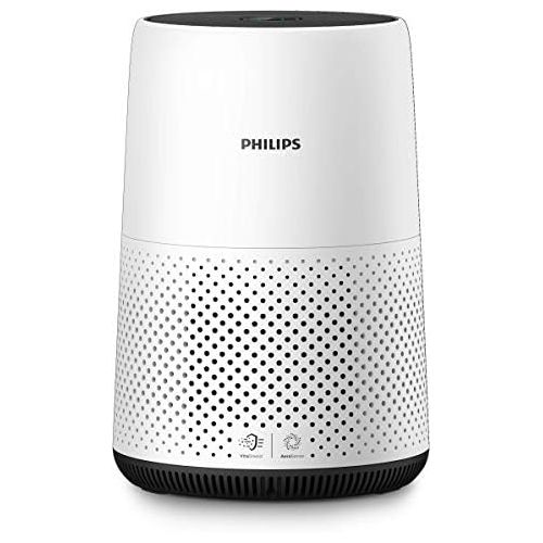 필립스 Philips AC0820/10 Luftreiniger Kompakt (fuer Allergiker, bis zu 49M², Cadr 190M³/H, Aerasense Sensor) weiss