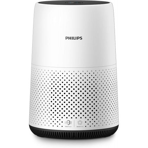 필립스 Philips AC0820/10 Luftreiniger Kompakt (fuer Allergiker, bis zu 49M², Cadr 190M³/H, Aerasense Sensor) weiss