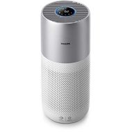 Philips AC3036/10 Luftreiniger Connected 3000I (fuer Allergiker und Raucher, bis zu 104M², Cadr 400M³/H, Aerasense-Sensor, mit App-Steuerung) weiss/silber mit Ersatzfilter FY3430/30