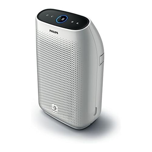 필립스 Philips AC1214/10 Luftreiniger Connected - ECARF zertifziert (fuer Allergiker und Raucher, bis zu 63m², CADR 270m³/h, Allergiemodus, mit App-Steuerung) weiss