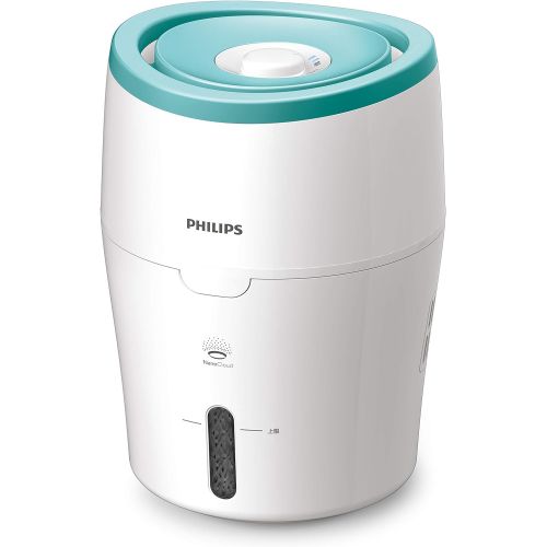 필립스 Philips HU4801/01 Luftbefeuchter (bis zu 25m², hygienische NanoCloud-Technologie, leiser Nachtmodus, fuer Kinder und Babies geeignet) weiss, hellgruen