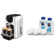 Philips Senseo HD7865/00 Quadrante Kaffeepadmaschine, XL-Wassertank, weiss mit Fluessigentkalker CA6520/00
