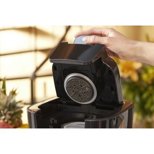 필립스 Philips Senseo HD6570/60 Senseo Kaffeepadmaschine, Kunststoff, 1 Liter, schwarz