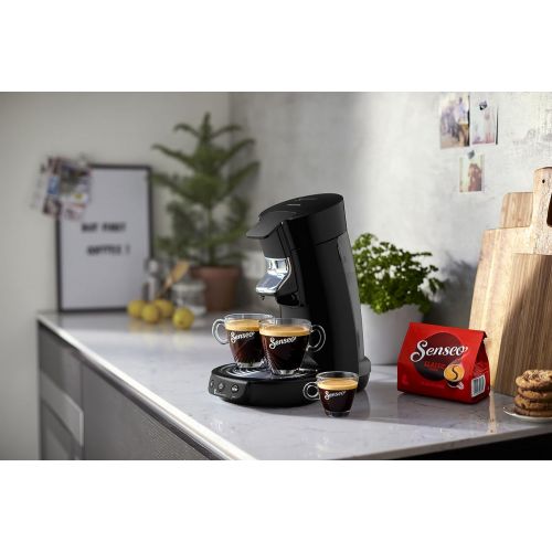 필립스 Philips Senseo Viva Cafe HD6563/60 Kaffeepadmaschine (Crema plus, Standard, Kaffee-Starkeeinstellung) schwarz