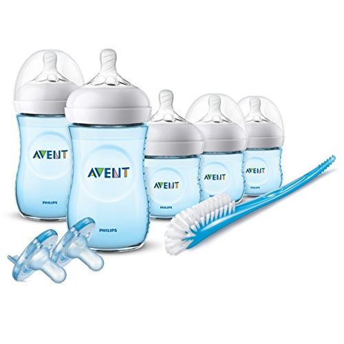 필립스 Philips Avent Natural Baby Bottle Blue Gift Set, SCD206/12