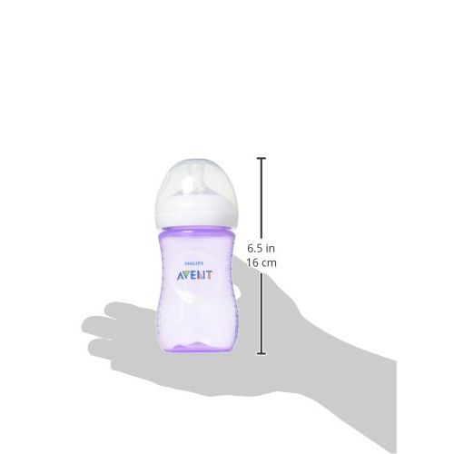 필립스 Philips Avent Natural Baby Bottle Purple Gift Set, SCD113/23