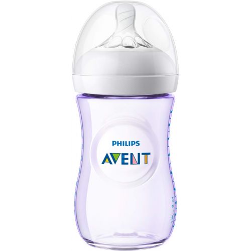 필립스 Philips Avent Natural Baby Bottle Purple Gift Set, SCD113/23