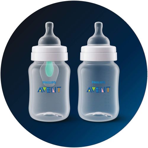 필립스 Philips Avent Newborn Flow Nipple, (2 Packs of 2 Nipples)