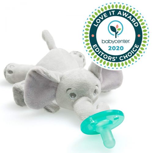 필립스 Philips Avent Soothie Snuggle Pacifier, 0-3 Months, Elephant, SCF347/03