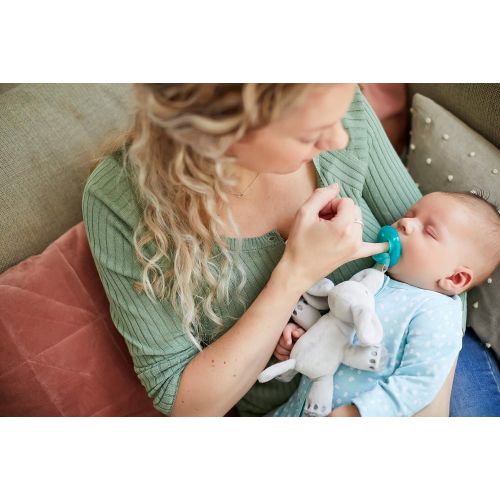 필립스 Philips Avent Soothie Snuggle Pacifier, 0-3 Months, Elephant, SCF347/03