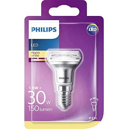 필립스 Philips LEDclassic Lampe, ersetzt 30W, E14, R39, Warmweiss (2700 Kelvin), 150 Lumen, Reflektor