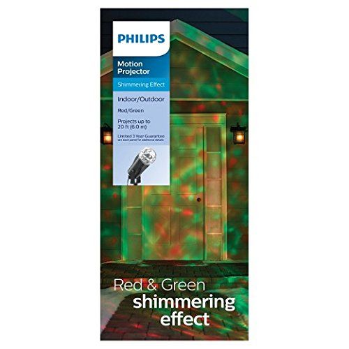 필립스 Philips Christmas LED Motion Projector - Red and Green