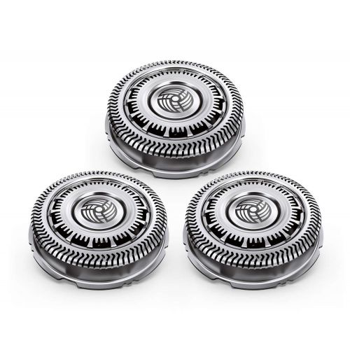 필립스 Philips Norelco SH90/72 Replacement Blades (Replaces SH90/62) for Series 9000 with Shaver Cleaning Brush - Bundle